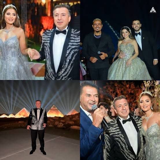 زفاف ابنه رجل الأعمال باسم سماقيه