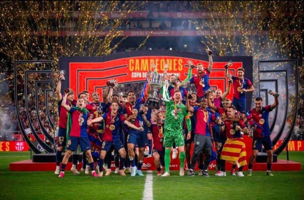 برشلونة تُتوِّج بالليغا بعد سحق ريال مدريد في الكلاسيكو