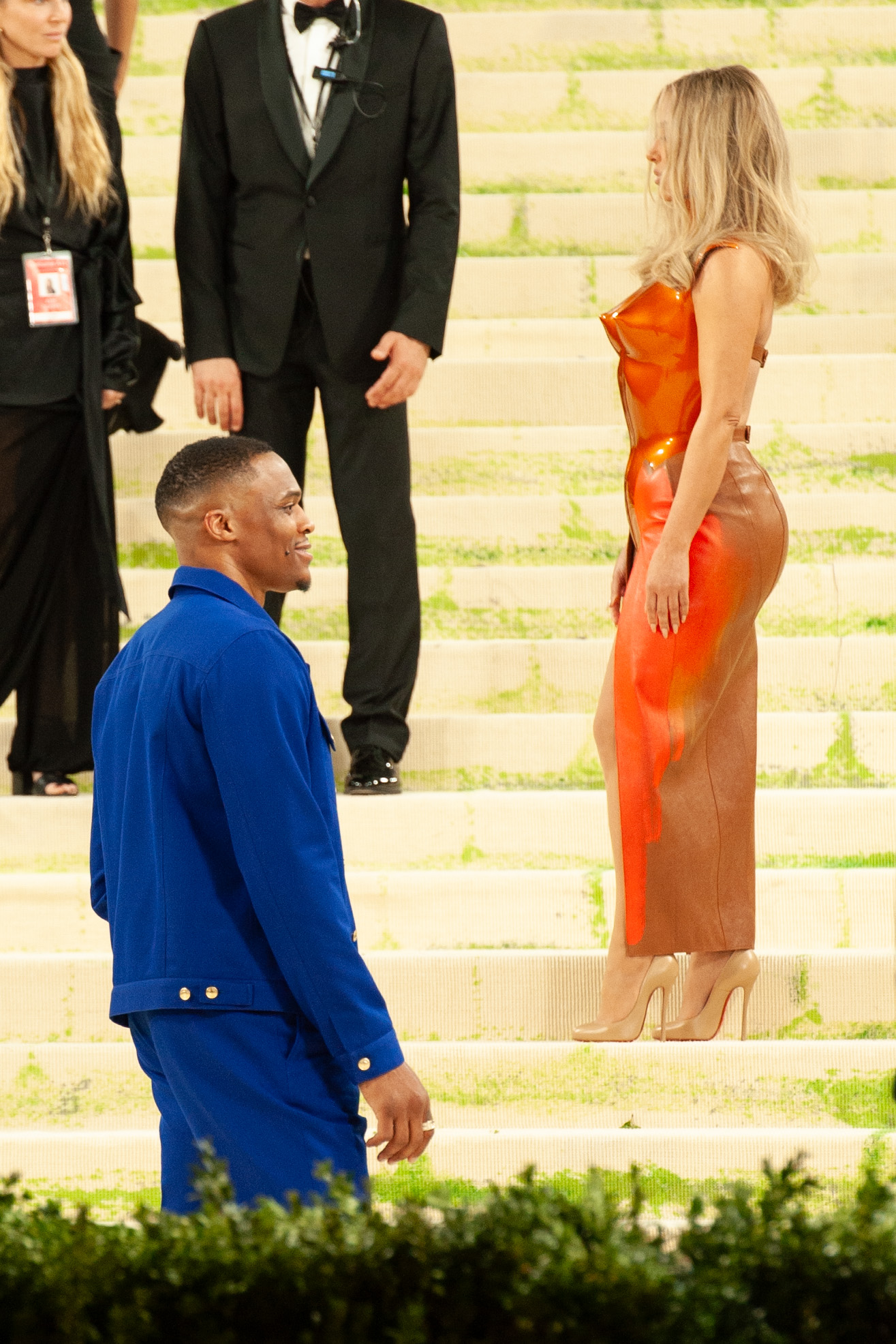 كيم كارداشيان وراسل ويستبروك في حفل Met Gala 2026